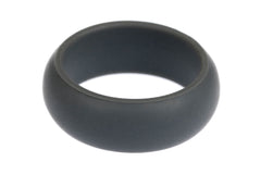 Charcoal Plain Earthy Silicone Rings