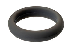 Charcoal Roundish Silicone Rings