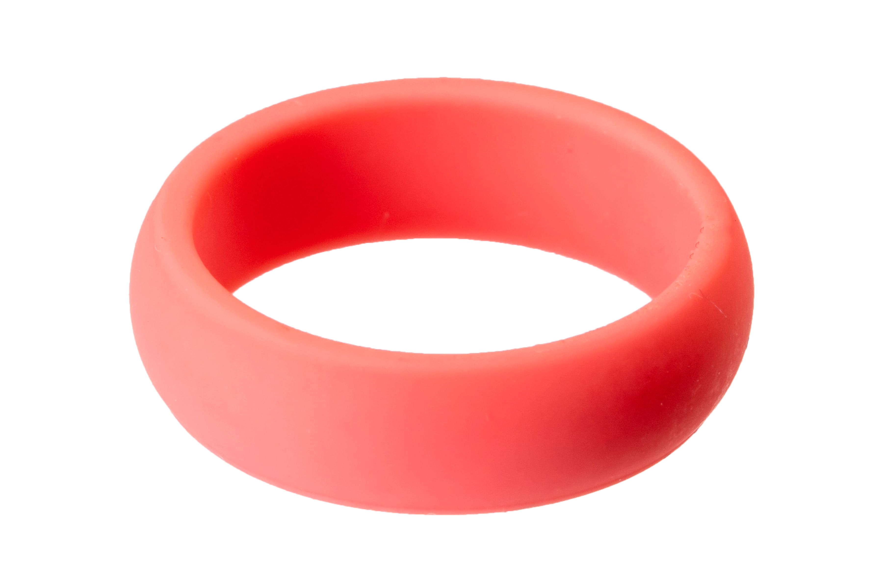 Coral Peach Medium Colourful Silicone Rings