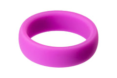 Purple Medium Colourful Silicone Rings