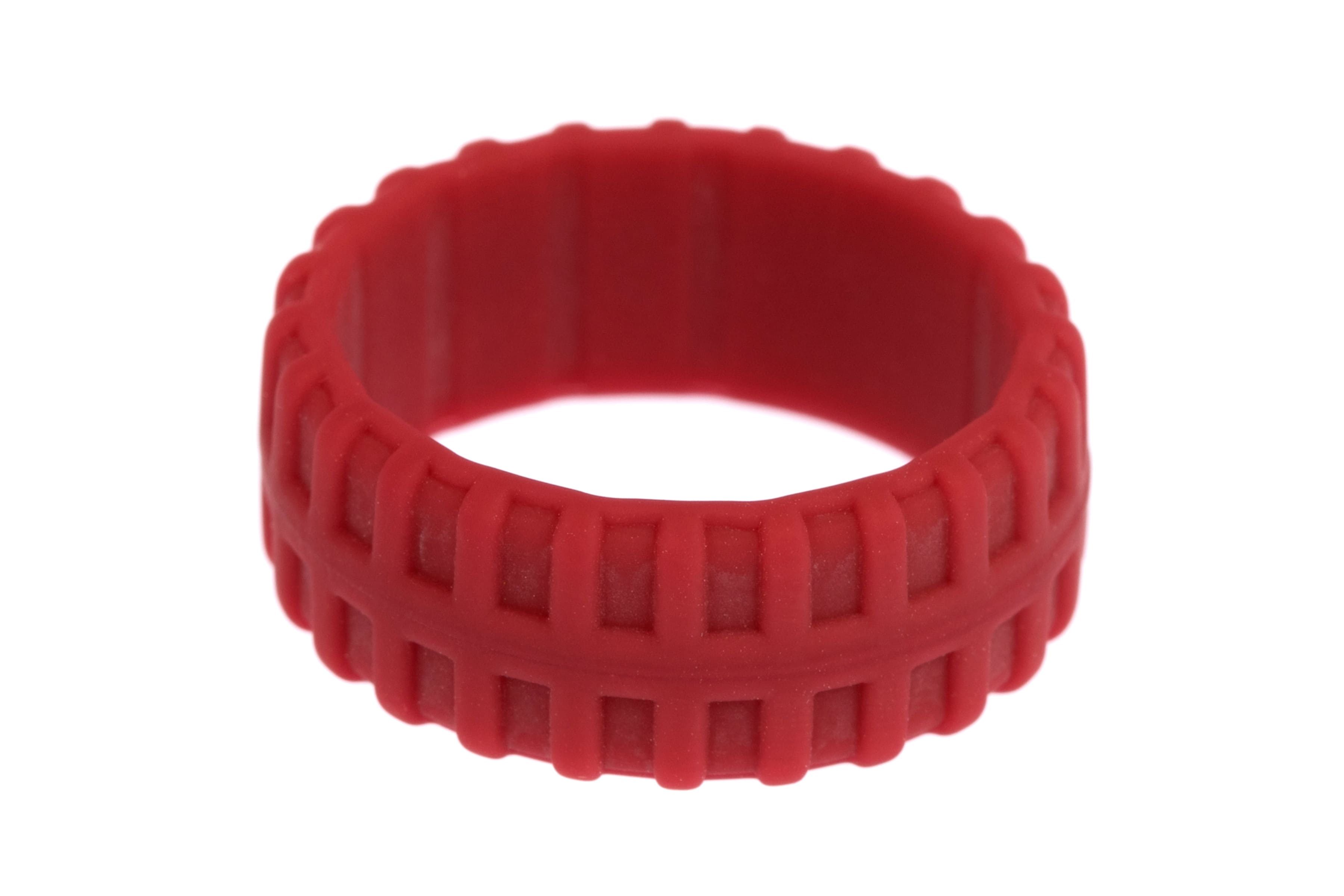 Red Tyre Silicone Rings