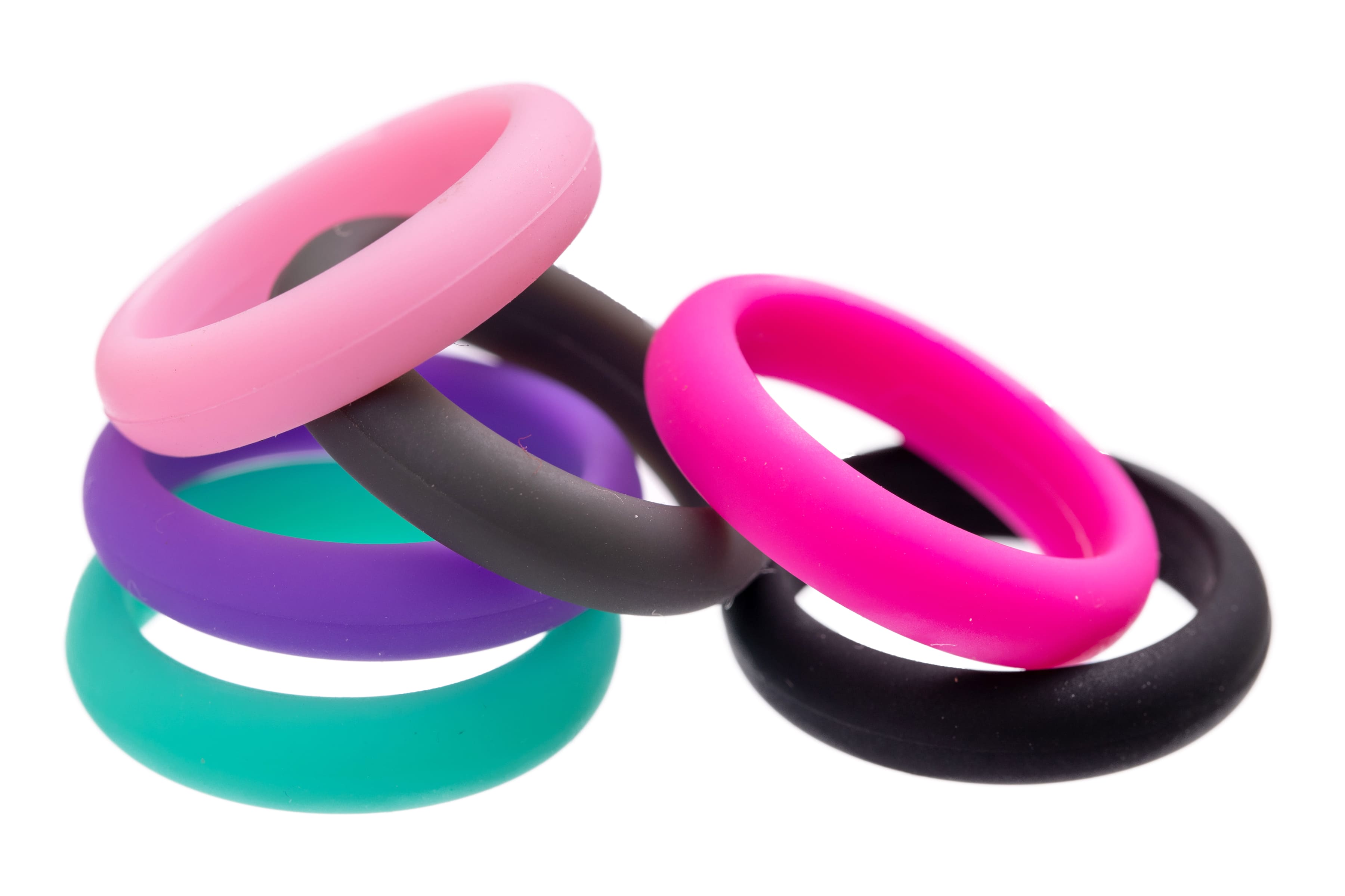 Roundish Silicone Rings