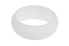 White Plain Colourful Silicone Rings