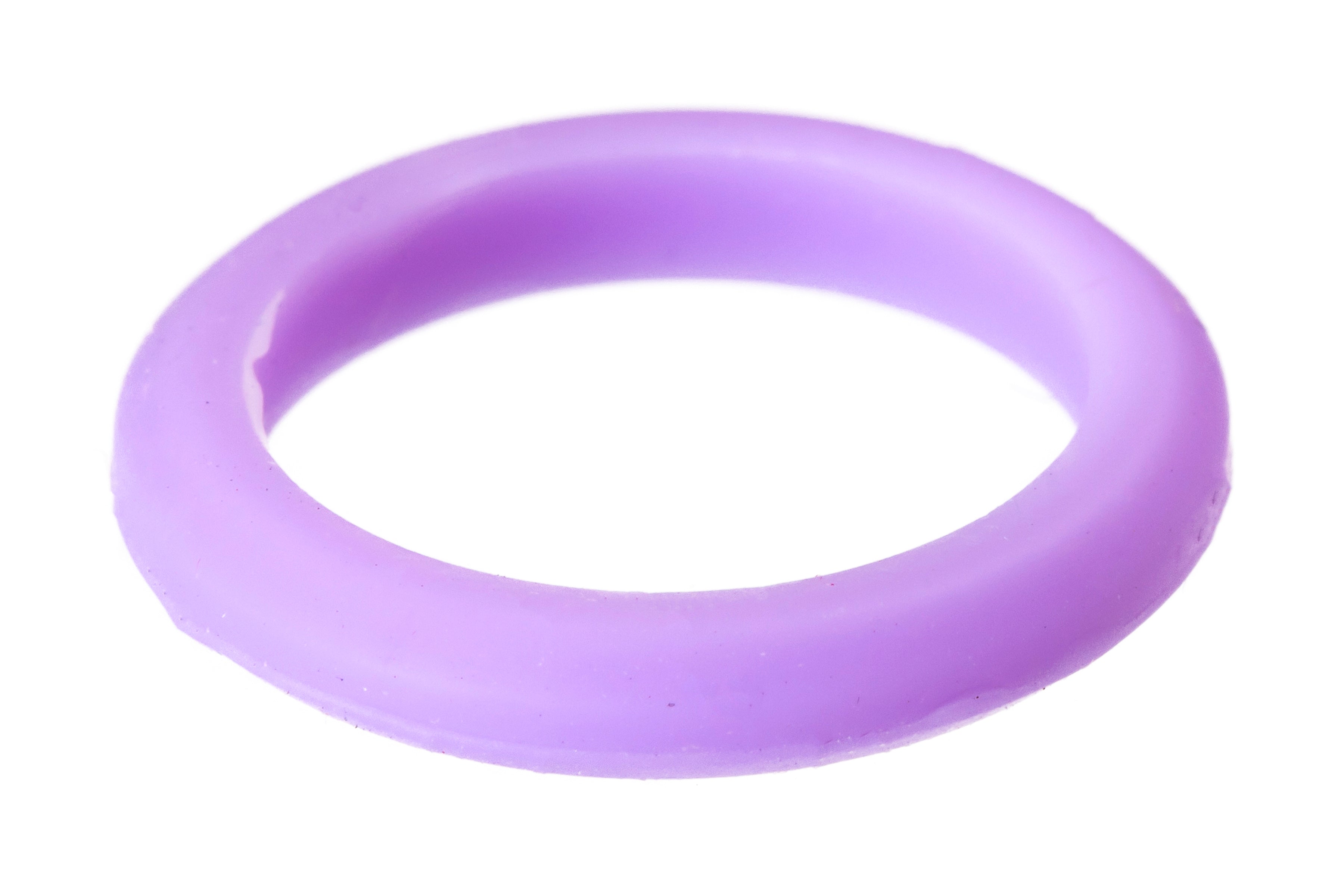 Purple Thin Colourful Silicone Ring