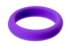 Purple Roundish Silicone Ring