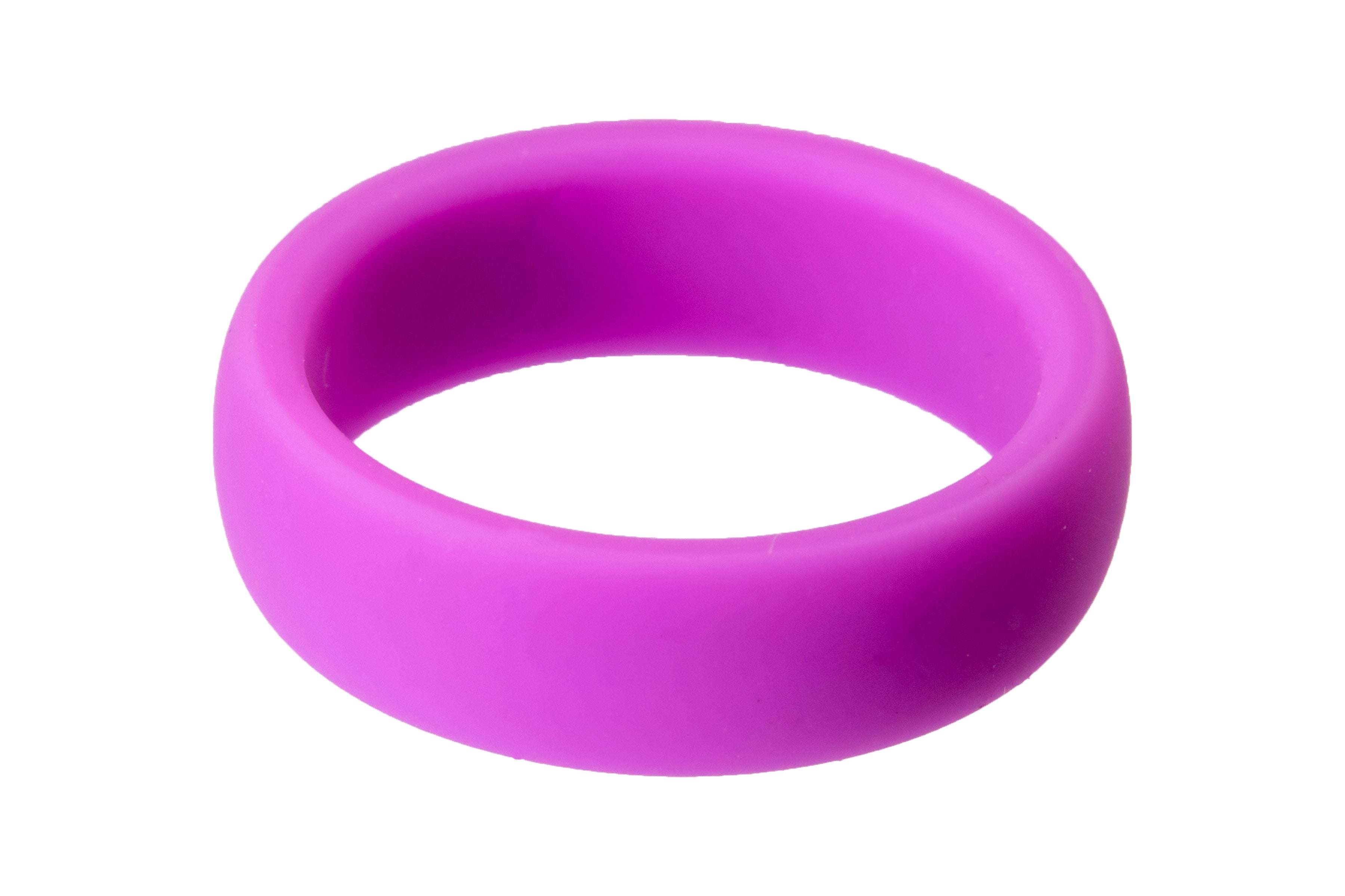 Purple Medium Colourful Silicone Ring