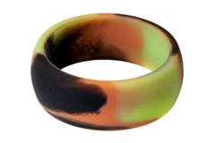Green Brown Camo Widie Silicone Ring